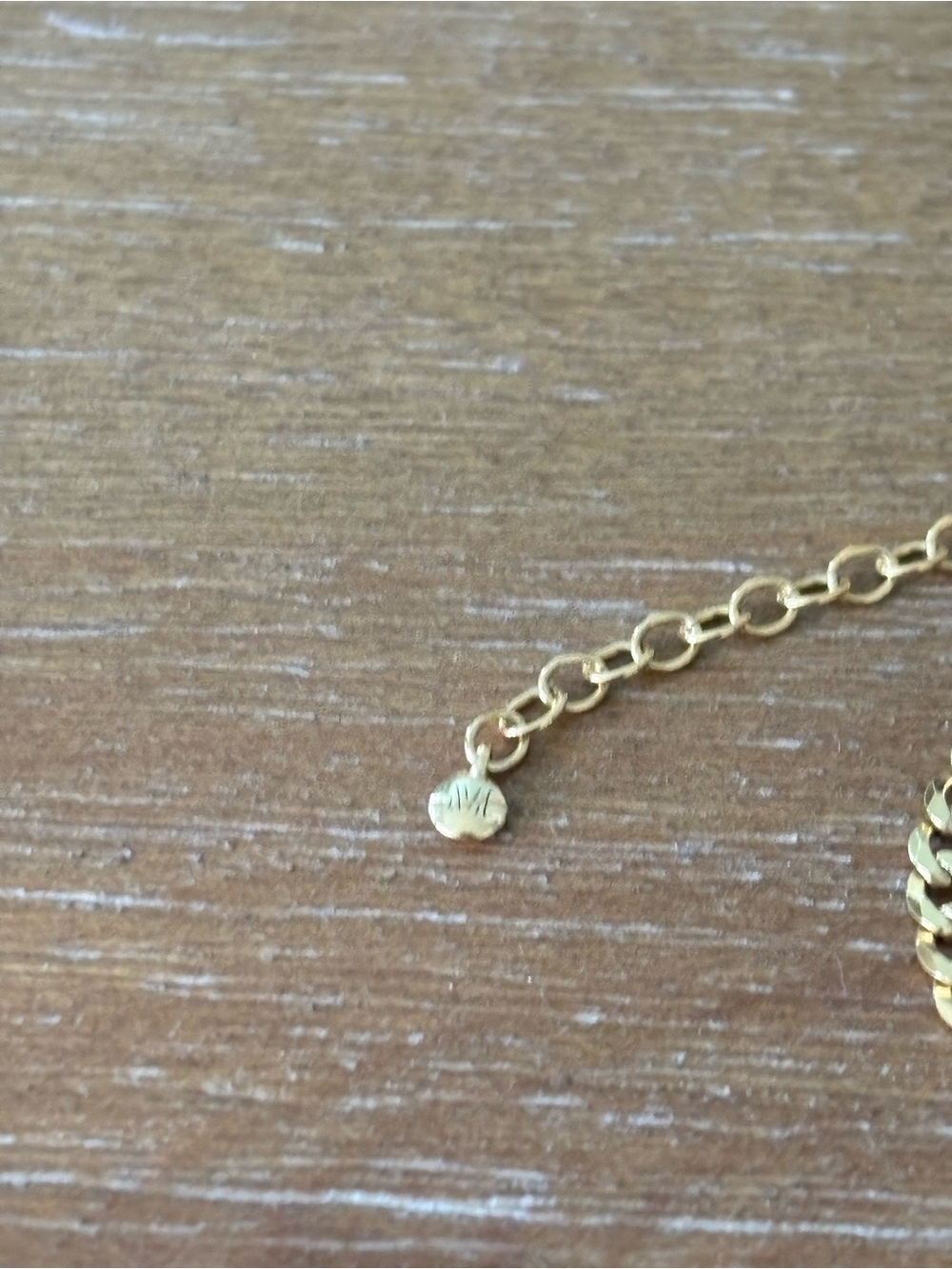 Monica Vinader Gold Flat Curb Chain Necklace - Picture 7 of 10